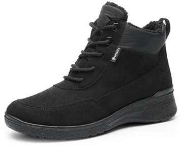 ARA Damen Stiefelette München schwarz,Graphit