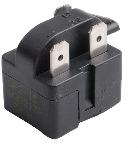 Cloudpower Refrigerator Starter Relay, QP2-15 Compressor Relay Starter, Overheat Protector Relay for Refrigerator Protection