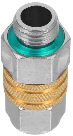 Garneck 1Stück Hochdruckreiniger Schnellkupplungsadapter Hochdruckbeständig für Zuverlässige Verbindung Einfache Handhabung bei Hochdruckspritzern