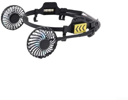 Helmet Fan With 7 Soft Lights Convenient Cooling Solution For Hard Hats