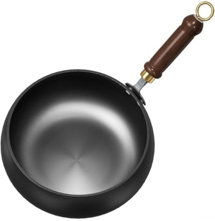 Cast Iron Pots, Mini Pots, Iron Pan, Uncoated, for Various Cooking Styles, Black, 1 Piece