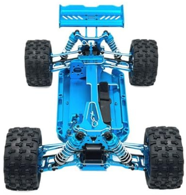 FytStycale RC Car Chassis Frame Car Metal Chassis Assembly With 6061 Aluminum Structure Cast Iron Gear Set Metal Differentials Shocks CVD Shafts suitable for hobby tuning use WLtoys 1/12, Sky Blue