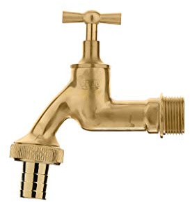 Außen Garten Wasserhahn Schlauchanschluss Wasserhahn 3/4 Zoll poliertes Messing