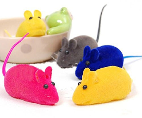 Jouet mignon pour animal domestique en forme de petite souris qui couine pour chat et chiens