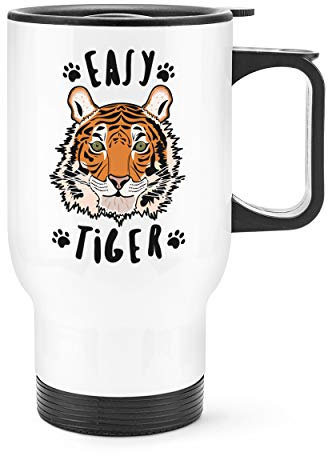 Easy Tiger Travel Mug Cup with Handle