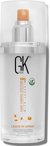 GK Hair Leave-In Conditioner Haar-Spray – Keratin & Feuchtigkeit – Glättend, Pflegend & Anti-Frizz – Für trockenes, beschädigtes und widerspenstiges Haar – 120ml