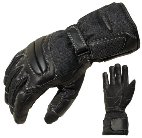 PROANTI Motorradhandschuhe Regen Winter Motorrad Handschuhe Herren Damen (XS)