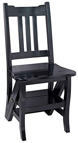 Englischer Treppenstuhl Leiterstuhl Verwandlungsstuhl Bibliotheksstuhl Stepchair mar184 Palazzo Exklusiv