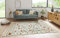Nouristan Naveh Orient Teppich – Wohnzimmerteppich Orientalisch Kurzflor mit Fransen Vintage Orientalischer Samt-Teppich für Esszimmer, Wohnzimmer, Schlafzimmer – Creme, 195x300cm