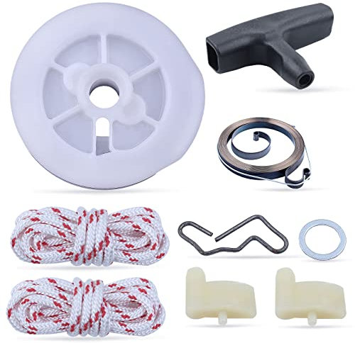 Adefol Serie Rückstoß Starter Feder Riemenscheibe Griff Seil Rotor Sperrklinke für STIHL MS290 MS390 Ersatzteile für 1121 195 3400