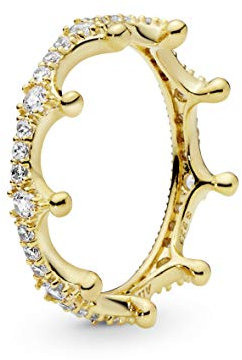 Crown PANDORA Shine ring with clear cubic zirconia
