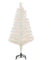 HOMCOM 4 Feet Prelit Artificial Christmas Tree with Fiber Optic LED Light, Holiday Home Xmas Decoration, White