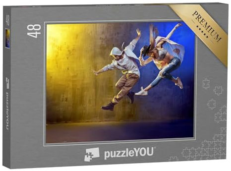puzzleYOU: Puzzle 48 Teile „Hip-Hop ohne Schwerkraft“ – aus der Puzzle-Kollektion Tanz, Menschen
