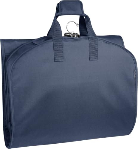 WallyBags Tri-fold Reise-Kleidertasche, Navy, 60-inch, Tri-fold Travel Gown Kleidersack