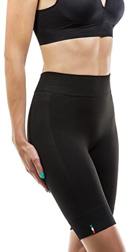 Relaxsan Sport 8040 (Noir, L) Short Sportif de Compression Short Compression Unisex Homme Femme