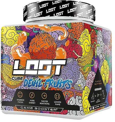 LOOT Game Booster | Konzentration, Ausdauer, Reaktionsfähigkeit | 50 Servings (400g) mit Koffein & 20 einzigartigen Inhaltsstoffen | Flow-State Formel | Devil Fruit