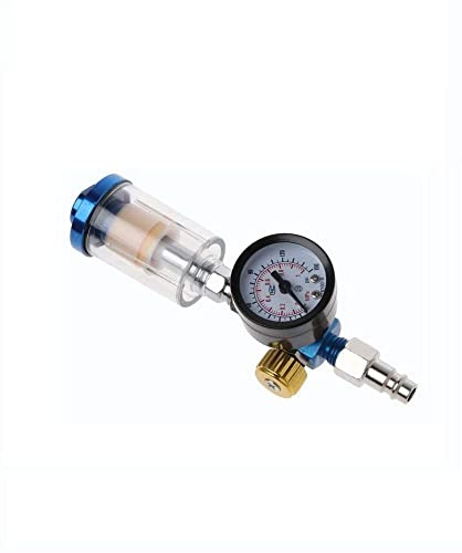 Fasizi AFR2000 Régulateur de pression d'air séparateur d'eau filtre aérographe compresseur avec raccords MPA