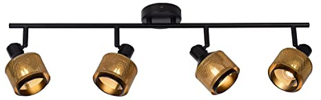 LUCIDE RAFA - Ceiling Spotlight - 4xE14 - Black
