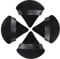 HEYMKGO Dreieck Makeup Puderquaste, 4 Stück Powder Puff Triangle Puder Puff Make Up Schwamm Dreieck für Gepressten Loses Puder Kosmetik Foundation Rouge
