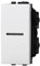 Interruttore Assiale 1P 16A Unipolare, Compatibile Con Bticino Living Light (1 Pezzo, Bianco)
