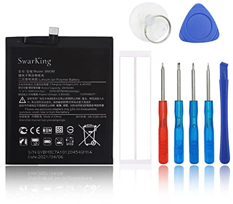 SwarKing Batterie de rechange compatible avec Mi9 SE Mi 9 SE M1903F2G BM3M avec kit d'outils