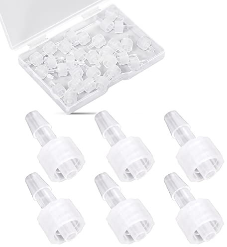 30 Stück Spritzenadapter, Männlich Luer Lock 5/32 Inch Luer Lock Anschluss Kit auf Spritzenkupplungsadapter Luer Adapter