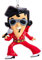 Kurt S. Adler Elvis Presley Hängendes Ornament, Rot, Kunststoff, Weihnachten