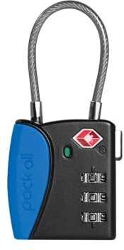 pack all TSA Approved Travel Luggage Locks, Resettable 3-Digit Code