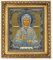 Silver Axion Orthodoxe Ikone (Heilige gesegnete Matrona von Moskau/Святая блаженная Матрона Московская)