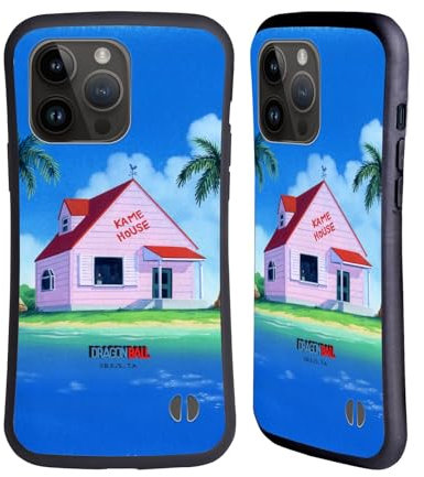 Head Case Designs Officially Licensed Dragon Ball Kame House Iconic Hybrid Case Compatible With Apple iPhone 15 Pro Max