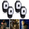 Leikurvo 4 unidades LED Clip Lampe, Outdoor LED Pequeña linterna frontal Mini Linterna de noche Luz de noche USB recargable LED Luces para correr correr camping senderismo montañismo