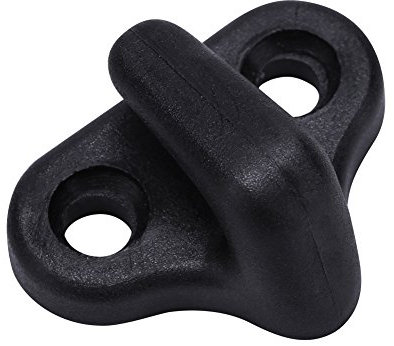 Hapivida J Shape Peg Hooks Nylon Kayak Lashing Hooks Replacement with Flat-head Screws for Kayak Canoes Boats Paddle Board