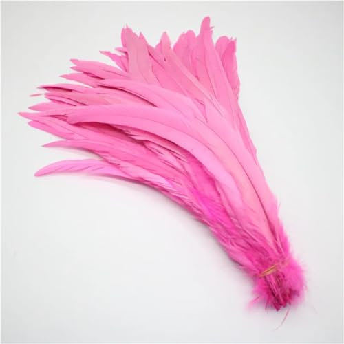 100 Stück/Lot Natürliche Hahnschwanzfedern zum Basteln 25–45 cm DIY Hühnerfeder Dekoration pnnrk 40–45 cm