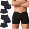 College Boxer Uomo in Puro Cotone Jersey Premium Traspirante Prodotte in Italia Anallergiche Testate Contro i Cattivi odori Made in Italy 12/6/3 Pezzi (L, 6pz Nero)