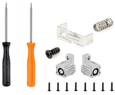 CUZKC Metallschloss-Set,Switch ersatzteile,Joystick Switch,für Switch OLED/Switch Joy con