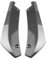 EsprAL 2PCS Auto ABS heckspoiler Ecke Hecklippe Winkel Wrap Angle, Für Audi A1 A3 A4 A4 Quattro A6 A6 Quattro Heck Stoßstange Diffusor Splitter Spoiler Protector,B/Carbon Fiber-45CM