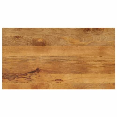 vidaXL Tischplatte 100x50x2,5 cm Rechteckig Massivholz Mango