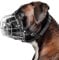 CleverTail Maulkorb aus Metall für Boxer-Hunderasse - bissfester Boxer Maulkorb für mittelgroße und große Hunde - Stahldrahtkorb Maulkorb für Hunde Englische Bulldogge, Amerikanische Bulldogge usw.