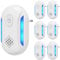TONYFUL Upgraded Ultrasonic Pest & insect Repeller, 6-Pack Powerful Pest Repellent, Effectively Prevent Rats, Mosquitoes, Cockroaches, Spiders, Moths, Indoor Use Electronic Devices - No Radiation