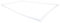 sparefixd Suitable for Beko Door Seal Top White Rubber Fridge Freezer CFD63S CF