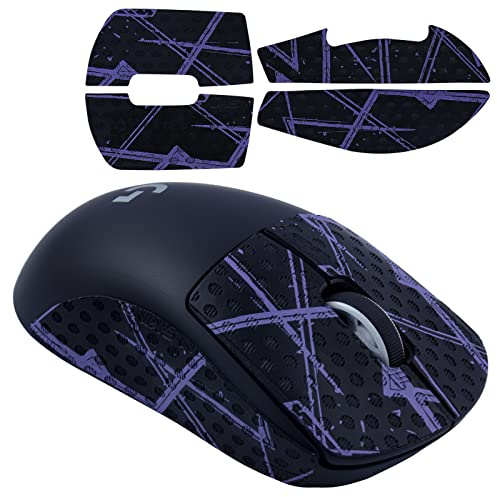 Maus-Griffband für Logitech G Pro X, superleicht, selbstklebend, vorgeschnitten, schweißresistent, professionelles Mäuse-Upgrade-Set, für die anspruchsvollsten Gamer