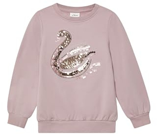 s.Oliver Kuscheliges Sweatshirt mit Pailletten-Artwork