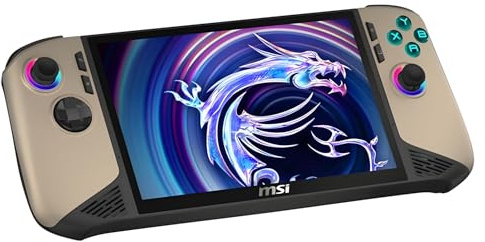 MSI Claw 8 AI+ Handheld Gaming PC | Intel Core Ultra 7 258V | 32GB RAM | 1TB SSD | Integrated Intel Arc Graphics | Full HD+ Touchscreen | Brown