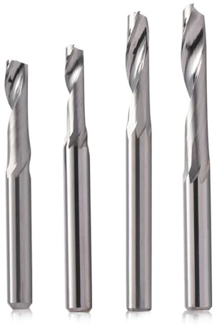 5 stücke 5mm Einzelnen Flöte Fräser for Aluminium CNC Werkzeuge(5Pcs 5x22x45L)