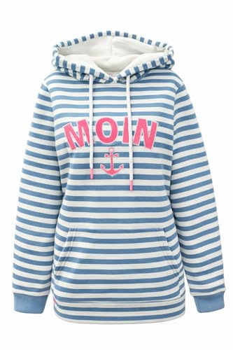 Zwillingsherz Damen Hoodie mit Kapuze – Kuscheliger Kapuzenpullover – Weicher Sweatshirt Pullover für Frauen Aufdruck – Stylischer Look für Frühling, Herbst & Winter – Loungewear Mode