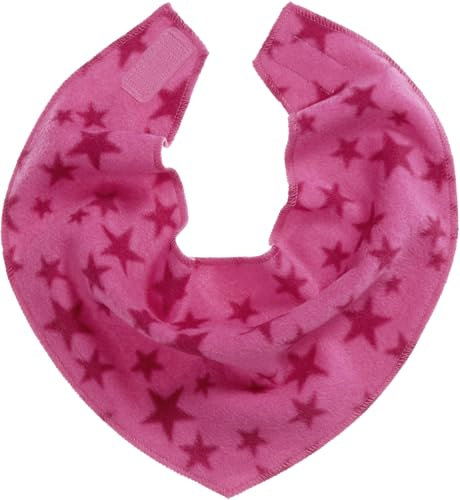 Playshoes Unisex Kinder Fleece-Halstuch Winter-Schal, pink Sterne, one size