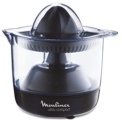 Moulinex PC120870 Spremiagrumi compatto con brocca trasparente Rimovibile da 0,45 l, lavabile in lavastoviglie, 25 W, Plastica