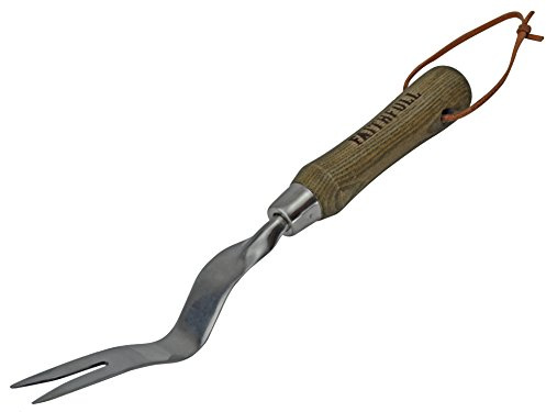Faithfull Tools FAIPRESHGRUB Prestige Unkrautjäter aus Edelstahl, mit Eschenholzgriff, Blau, 2,5 x 31,5 x 3 cm