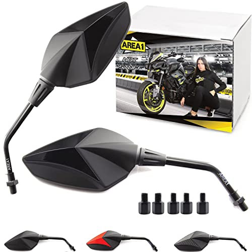 Rückspiegel Set kompatibel mit KTM Enduro 690, LC4, R, Spiegel kompatibel mit KTM 950 SUPER ENDURO R (V34)