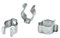 WITTKOWARE 10x Tool Clips, Federklemmen aus Federstahl, verzinkt, offen, z.B. für Kabel oder Rohre, Spannbereich-Ø 13-14mm